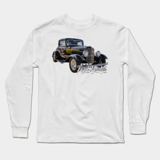 1932 Ford Deluxe Model 3 Window Deuce Coupe Long Sleeve T-Shirt